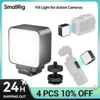 smallrig pocket 4 mini luz led magnetica para camaras de accion 3000k-6000k bateria de 500mah para dji osmo action 65 pro4nano