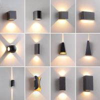 trazos-luces de pared modernas para porche de jardin iluminacion led resistente al agua ip65 para exteriores decoracion de dormitorio