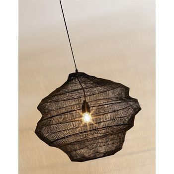 Lampara Techo Rejilla Thea Zinc 52dx40 Cms. 52dx80 Cms