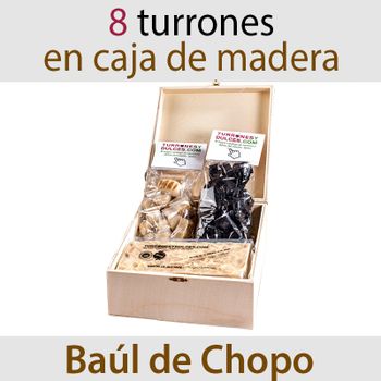 Lote de 8 Turrones Artesanos en Baúl de Chopo