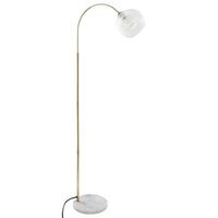 lampara de pie laye de marmol dorado h150cm