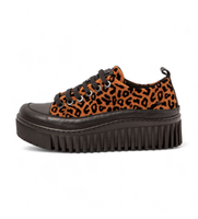 art para mujer 11518s1fc003esp zapatillas 1518s brighton marron 41 3 a 5cm cordones casual animal print