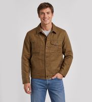filson para hombre fmcps0012 chaqueta short lined cruiser marron s casual algodon