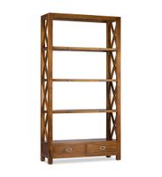 estante de madera marron alt 190 cm
