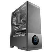 caja pc tacens sagitta20 semitorre led 3x120mm usb-c cristal templado negra