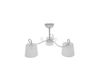 lampara de techo metal color cromo serie cuzco 60cm