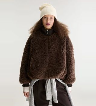 Bellerose para mujer. BW262321 T1805 Chaqueta Jallis62 marrón (XXS/XS), Casual, Poliéster