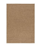 acra 5006- natural - alfombra para exterior e interior - efecto sisal