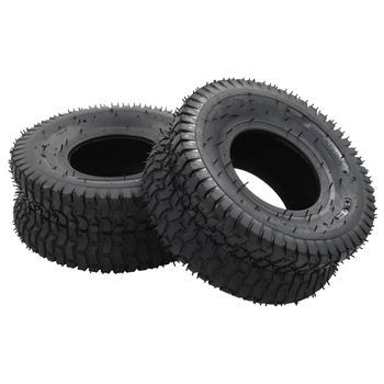 Neumáticos Para Carretilla 2 Unidades Caucho 15x6.00-6 4pr Vidaxl