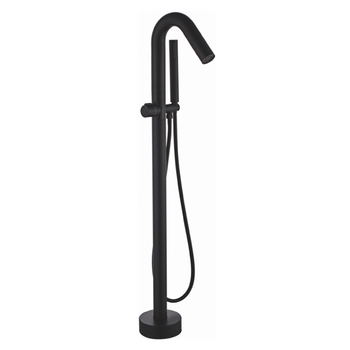 Grifo Sobre Suelo Monomando Para Bañera/ducha Pilos Negro Mate