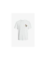 camiseta jack and jones tampa back infantil blanco