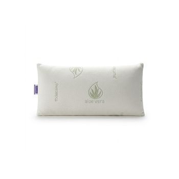Pack 2 Almohada Viscoelástica 75cm Firmeza Media-alta, Confort Aloe Vera
