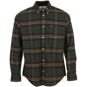 Barbour Camisa manga larga Portdown Tailored Checked Shirt para hombre