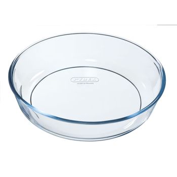 Molde tarta hondo vidrio borosilicato 26x26x6 cm