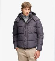 superdry para hombre m5012429a chaqueta con capucha premium gris m casual poliester reciclado