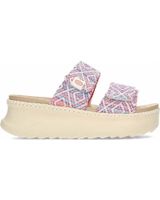 de hey dude sandalias para mujer heydude delray slide surf baja 43210 bluepinkmulti
