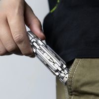 vman s1 edc juego de destornilladores multifuncion con broca hexagonal phillips torx magnetica herramienta de reparacion portatil para el hogar al aire libre