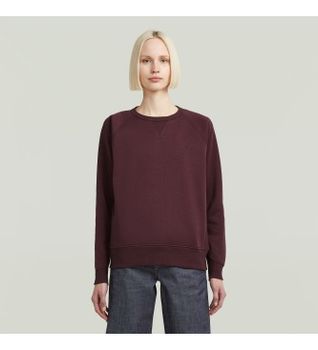 G-Star para mujer. D21253-C235-671 Sudadera Premium Core 2.0 granate (M), Casual, Algodón