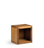 estante de madera marron 45x45 cm