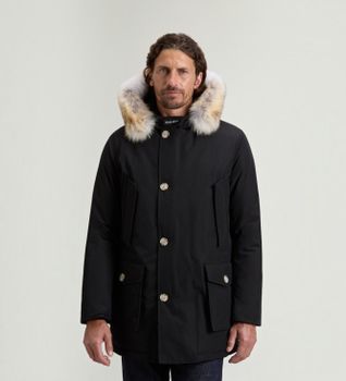 Woolrich para hombre. CFWOOU0482MHUT0001 Parka Artic Ramar negro (S), Casual, Poliéster