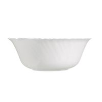 ensaladera vidrio opal blanca 25 cm