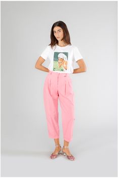 pantalón tipo jogger pink