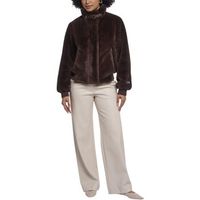 rino  pelle chaqueta ambra7002611-ai27-coffeeroast para mujer