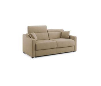 Amber sofá cama convertible con tela desmontable 171 cm (mat. 120x197) beige