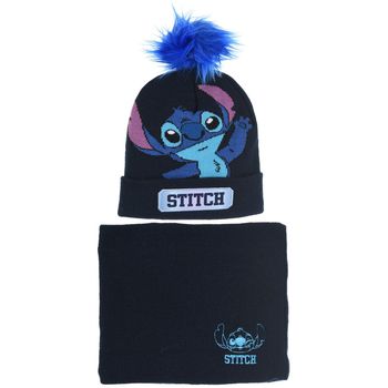 Stitch Gorro Gorro a Rayas Angel Azul Claro Niña para niña