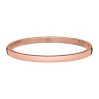 pulsera de mujer grabable de acero inoxidable chapado en oro rosa