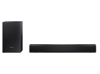 barra de sonido - sharp ht-sbw121 bluetooth inalambrico 80 w 21 subwoofer inalambrico roku tv ready negro