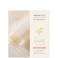 thank you farmer rice pure glow collagen mask 40g 4 pack