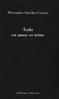 todo en amor es triste