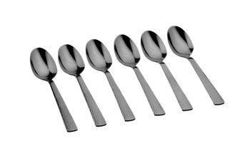 Juego de 6 cucharillas finn - negro