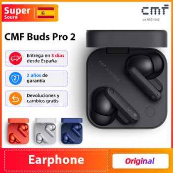 CMF by Nothing Buds Pro 2, Auriculares Inalámbricos con Cancelación Activa de Ruido Híbrida de 50 dB, IP55, BT5.3, Versión Global