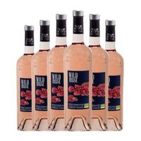 famille sumeire vino rosado wild mediterranee rosado cotes joven 75 cl 135 vol pack de 6 unidades