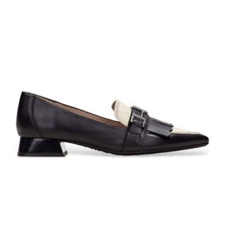 Hispanitas para mujer. CHI243573 Zapatos de piel Menorca negro (37), 1 a 3cm, Ninguno, Casual, Fiesta