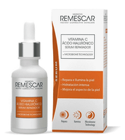 remescar serum reparador vitamina c y acido hialuronico 30 ml