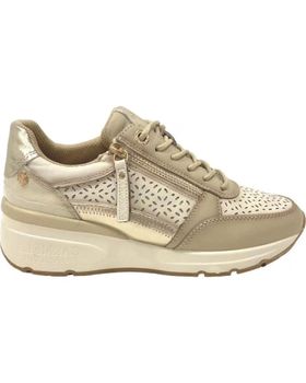de CARMELA ZAPATILLAS PIEL BEIGE 03 BEIGE