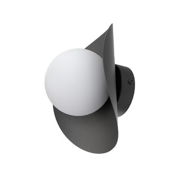 Aplique de pared onivia m negro