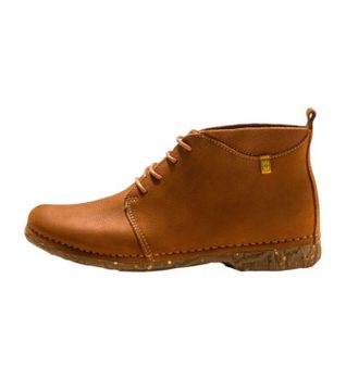 El Naturalista para mujer. 2N9741ND0005_023 Botines de piel N974 Pleasant Marrón (37), Plano, Cordones, Casual