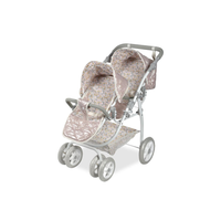 coche gemelar fantasy 45x70x73 cm cbolso altura manillar 47-77 cm munecas arias 40874