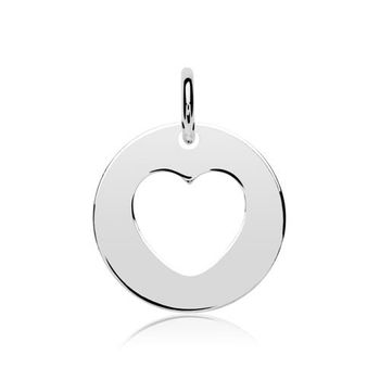 Colgante corazón plata 925