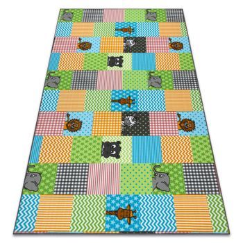 Alfombra Para Niños Zoo Animales 150x200 Cm