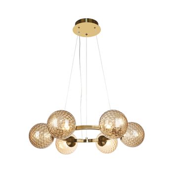 Lámpara de techo andreza 22w led 1600lm 2700k al.reg.xd.68cm bronze
