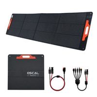 panel solar oscal pm200pro 200w ip67 alta eficiencia cables adaptadores plegable