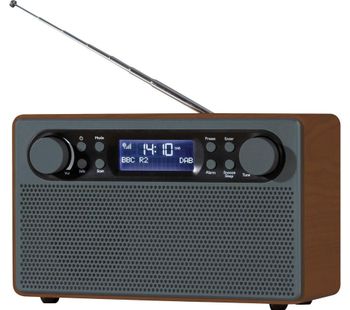 DAEWOO AVS1324 Portable DAB+/FM Retro Radio - Grey, Grey