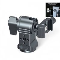 lanxire abrazadera cabezal bola rotacion 360 orificio 14 montaje arca adaptador soporte luz camara telefono portatil