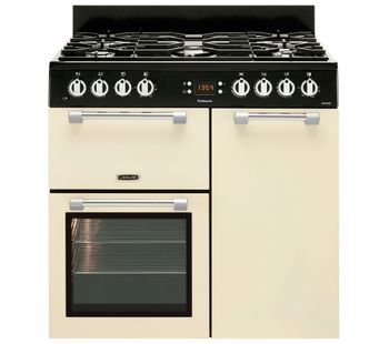 LEISURE Cookmaster 90 Dual Fuel Range Cooker - Cream, Cream