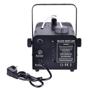 Light4me Black 1200 Led Fog Smoke Generator